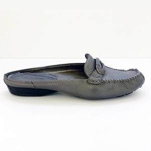 Bare Traps Peggy Women's Size 8.5 M Gray Comfortable Mule Loafers